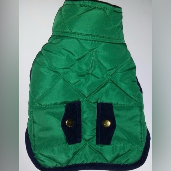 🍁Bundle of Pet Gear Two dog quilted puffers red and green Small - Picture 3 of 3